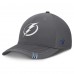 Бейсболка Tampa Bay Lightning Fanatics Gray Clincher Team Stripes