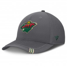 Бейсболка Minnesota Wild Fanatics Gray Clincher Team Stripes