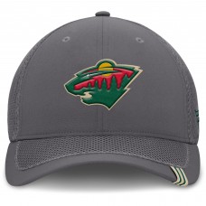 Бейсболка Minnesota Wild Fanatics Gray Clincher Team Stripes