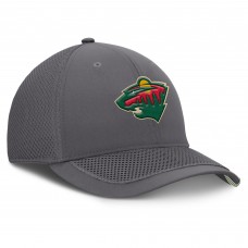 Бейсболка Minnesota Wild Fanatics Gray Clincher Team Stripes