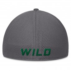 Бейсболка Minnesota Wild Fanatics Gray Clincher Team Stripes