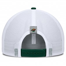 Бейсболка Minnesota Wild Fanatics Gray/Green Fundamental Adapt Trucker