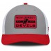 Бейсболка New Jersey Devils Fanatics Gray/Red Fundamental Adapt Trucker
