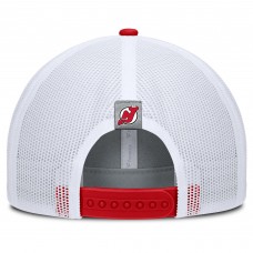 Бейсболка New Jersey Devils Fanatics Gray/Red Fundamental Adapt Trucker Бейсболка New Jersey Devils Fanatics Gray/Red Fundamental Adapt Trucker