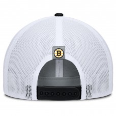 Бейсболка Boston Bruins Fanatics Gray/Black Fundamental Adapt Trucker