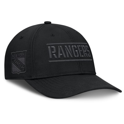 Бейсболка New York Rangers Fanatics Black Fundamentals Ruck Up