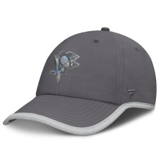 Женская бейсболка Pittsburgh Penguins Fanatics Charcoal Fundamental Reflector