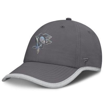 Женская бейсболка Pittsburgh Penguins Fanatics Charcoal Fundamental Reflector