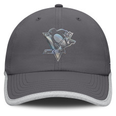 Женская бейсболка Pittsburgh Penguins Fanatics Charcoal Fundamental Reflector