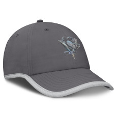 Женская бейсболка Pittsburgh Penguins Fanatics Charcoal Fundamental Reflector