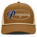 Бейсболка Pittsburgh Penguins Fanatics Brown/Cream Heritage Fetch A-Frame Trucker