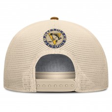 Бейсболка Pittsburgh Penguins Fanatics Brown/Cream Heritage Fetch A-Frame Trucker Бейсболка Pittsburgh Penguins Fanatics Brown/Cream Heritage Fetch A-Frame Trucker