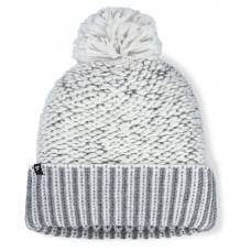 Шапка с помпоном WoBoston Bruins Fanatics White/Gray Fundamental Mist