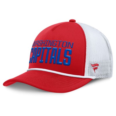 Бейсболка Washington Capitals Fanatics Red/White Heritage Dutch A-Frame Trucker