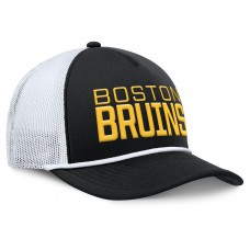 Бейсболка Boston Bruins Fanatics Black/White Heritage Dutch A-Frame Trucker