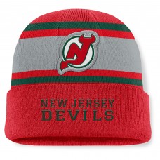 Шапка New Jersey Devils Fanatics Red Heritage Varsity Cuffed Knit Шапка New Jersey Devils Fanatics Red Heritage Varsity Cuffed Knit