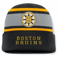 Шапка Boston Bruins Fanatics Black Heritage Varsity Cuffed Knit