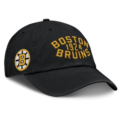Бейсболка Boston Bruins Fanatics Black Fundamentals Archer