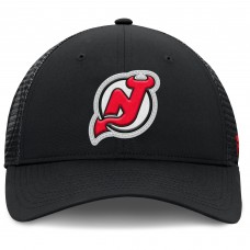 Бейсболка New Jersey Devils Fanatics Black Authentic Pro Home Ice Trucker Бейсболка New Jersey Devils Fanatics Black Authentic Pro Home Ice Trucker