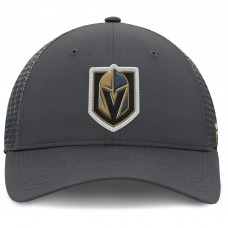 Бейсболка Vegas Golden Knights Fanatics Charcoal Authentic Pro Home Ice Trucker