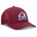 Бейсболка Colorado Avalanche Fanatics Burgundy Authentic Pro Home Ice Trucker