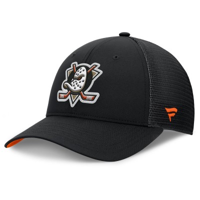 Бейсболка Anaheim Ducks Fanatics Black Authentic Pro Home Ice Trucker