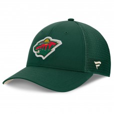 Бейсболка Minnesota Wild Fanatics Green Authentic Pro Home Ice Trucker