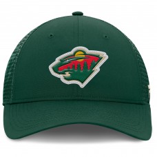 Бейсболка Minnesota Wild Fanatics Green Authentic Pro Home Ice Trucker