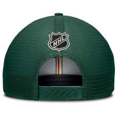 Бейсболка Minnesota Wild Fanatics Green Authentic Pro Home Ice Trucker