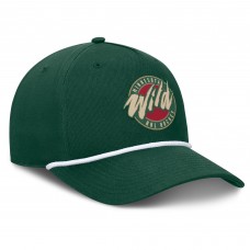 Бейсболка Minnesota Wild Fanatics Green 25th Anniversary Alternate Authentic Pro A-Frame