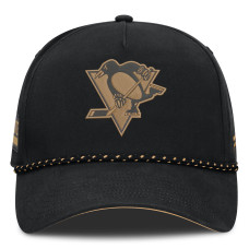 Бейсболка Pittsburgh Penguins Fanatics Black Military Appreciation Authentic Pro A-Frame Бейсболка Pittsburgh Penguins Fanatics Black Military Appreciation Authentic Pro A-Frame