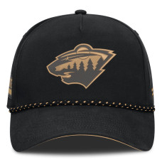 Бейсболка Minnesota Wild Fanatics Black Military Appreciation Authentic Pro A-Frame Бейсболка Minnesota Wild Fanatics Black Military Appreciation Authentic Pro A-Frame