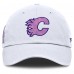 Бейсболка Calgary Flames Fanatics White Authentic Pro Hockey Fights Cancer