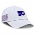 Бейсболка Philadelphia Flyers Fanatics White Authentic Pro Hockey Fights Cancer
