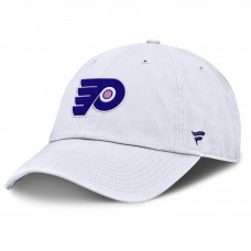 Бейсболка Philadelphia Flyers Fanatics White Authentic Pro Hockey Fights Cancer