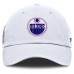 Бейсболка Edmonton Oilers Fanatics White Authentic Pro Hockey Fights Cancer