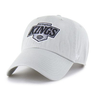 Бейсболка Los Angeles Kings 47 Gray Core Logo Clean Up