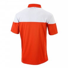 Поло Anaheim Ducks Columbia Orange/White Best Ball Omni-Wick