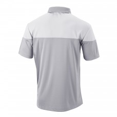 Detroit Red Wings Columbia Best Ball Omni-Wick Polo - Gray/White