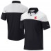 Calgary Flames Columbia Black/White Best Ball Omni-Wick Polo