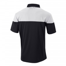 Dallas Stars Columbia Black/White Best Ball Omni-Wick Polo