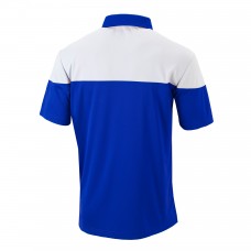 Поло Tampa Bay Lightning Columbia Blue/White Best Ball Omni-Wick