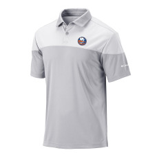 New York Islanders Columbia Gray/White Best Ball Omni-Wick Polo