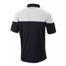 San Jose Sharks Columbia Black/White Best Ball Omni-Wick Polo