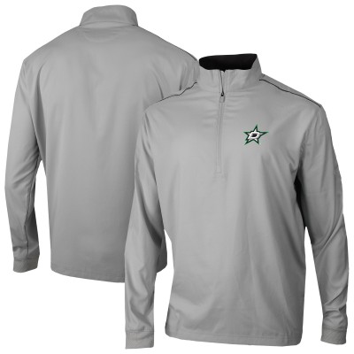 Dallas Stars Columbia Gray Omni-Wick Bogeys Paradise Pullover Top