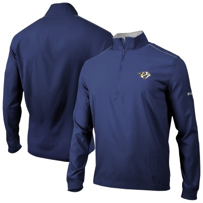 Nashville Predators Columbia Navy Omni-Wick Bogeys Paradise Pullover Top