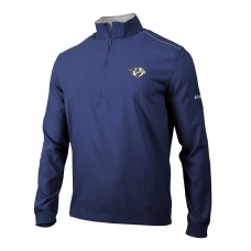 Nashville Predators Columbia Navy Omni-Wick Bogeys Paradise Pullover Top