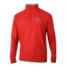 Кофта на короткой молнии New Jersey Devils Columbia Red Omni-Wick Bogeys Paradise