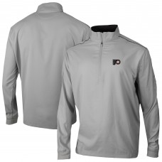 Philadelphia Flyers Columbia Gray Omni-Wick Bogeys Paradise Pullover Top