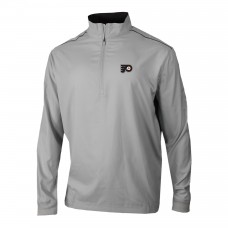 Philadelphia Flyers Columbia Gray Omni-Wick Bogeys Paradise Pullover Top
